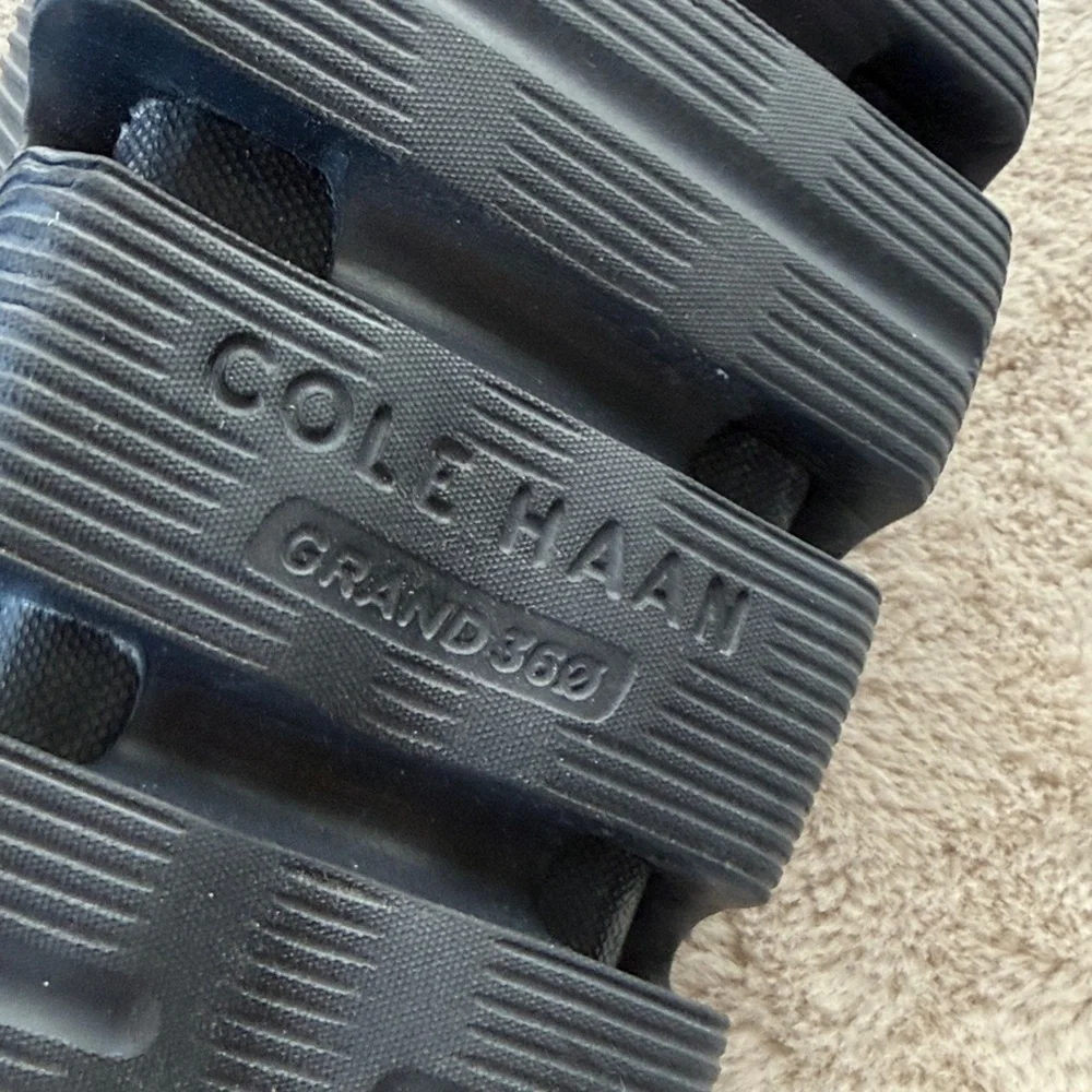 Cole Haan Black Slide Sandals - Picture 5 of 7